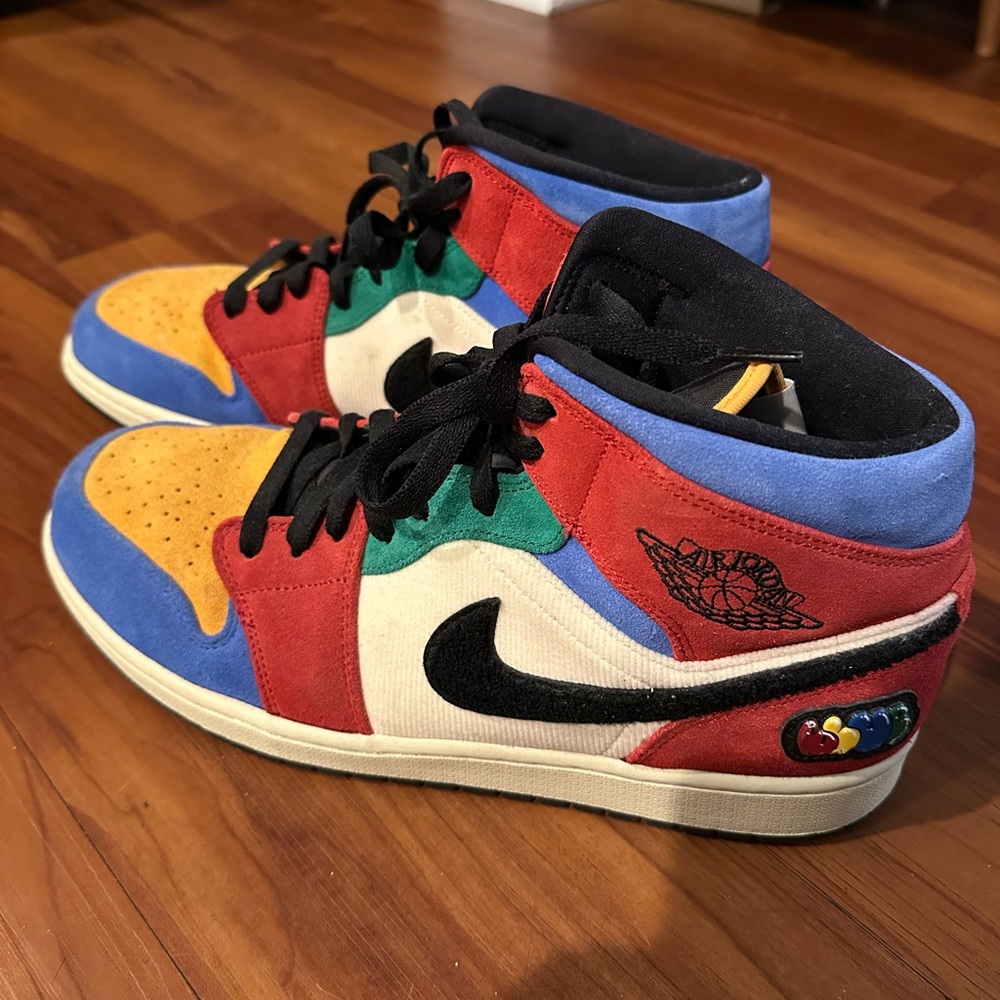 Nike Blue The Great x Air Jordan 1 Mid Fearless Size 13